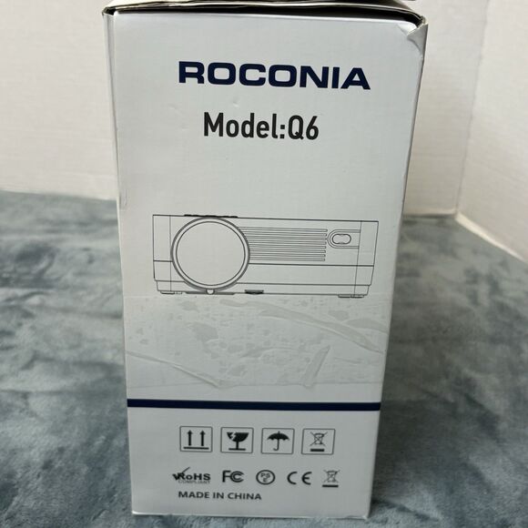 Roconia 150" Class FHD (1080p) LED Projector Movie Video Home Theater w/ Screen - Picture 2 of 8